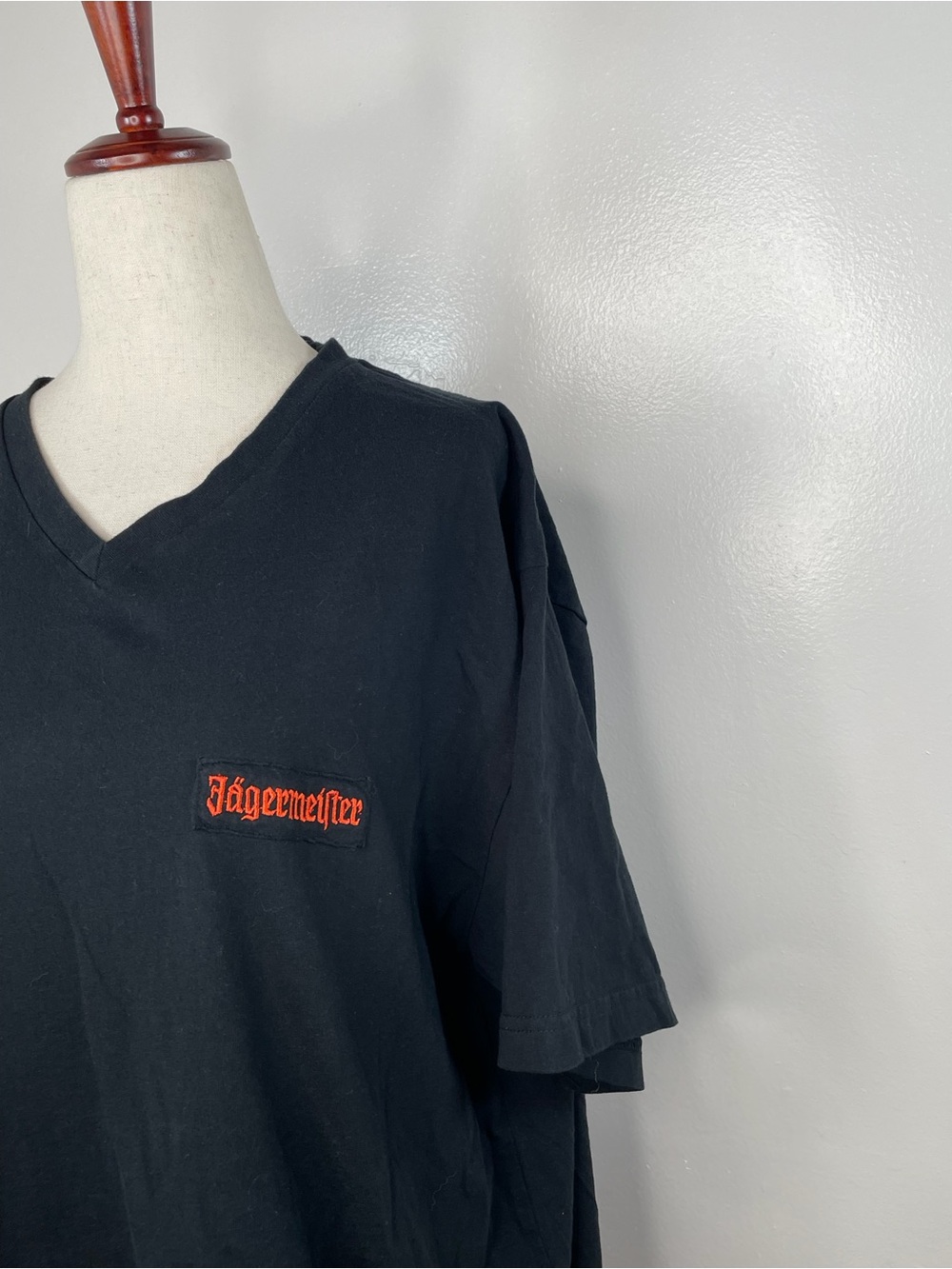 Jagermeister Short Sleeve V Neck Pocket Tee Shirt - Picture 4 of 7